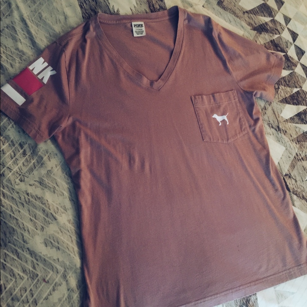 PINK V-Neck Shirt